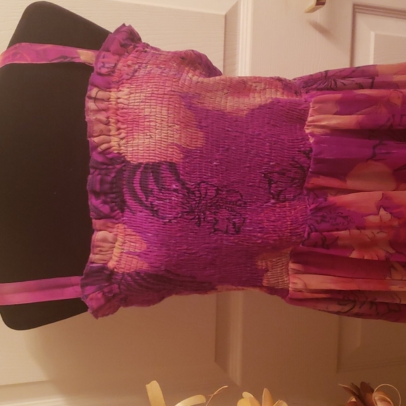 Women Plus Size Floral Print 2 pc Design Dress . - Picture 3 of 9